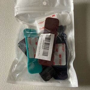 Lot 6 Cable / Wire Clips 3M VHB Assorted Colors Never Used